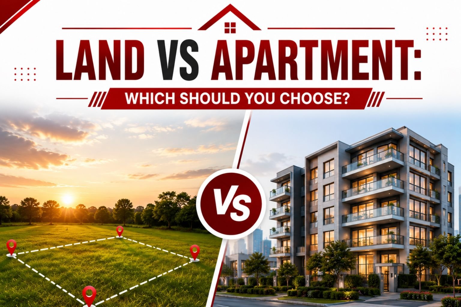 Land vs Apartment: Which Should You Choose?